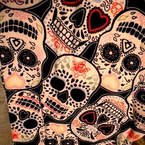No Boundaries 💀 Dia de los Muertos 🖤 Junior Size 7-9 Leggings